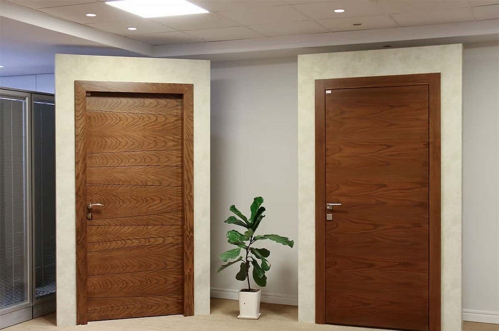 درب تمام چوب بلوط