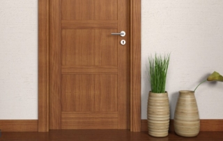 درب چوبی با روکش طبیعی