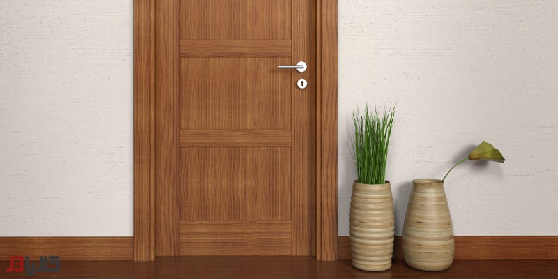 درب چوبی با روکش طبیعی
